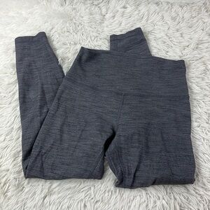 Lululemon Align Pant II 25" Mini Heathered Herringbone Heathered Black White